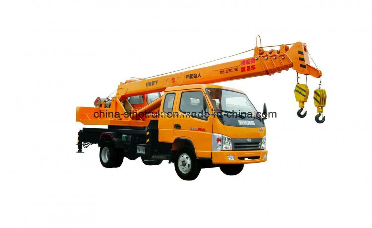 Top Quality Construction Equipment Mobile Truck Crane Qy8f of 8 Tons