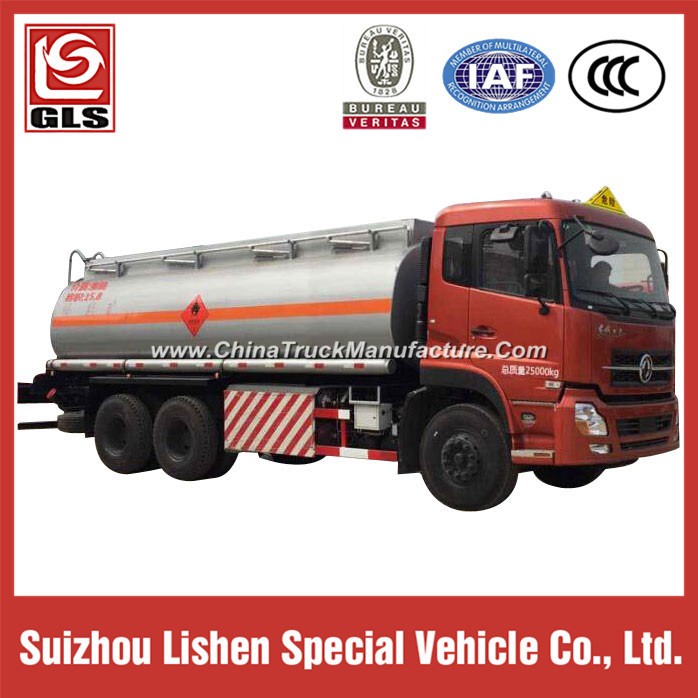 6X4 Dongfeng LHD Diesel Engine Fuel Truck