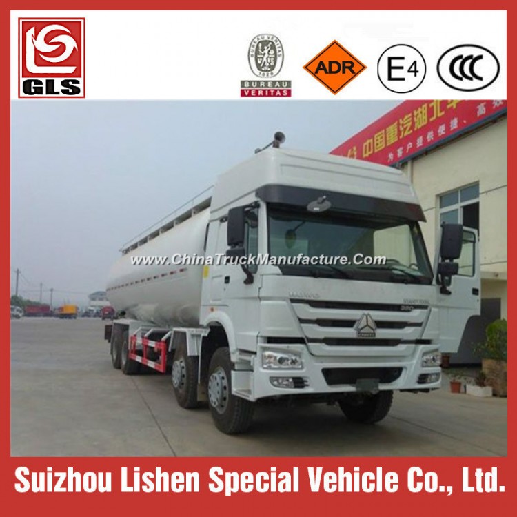 HOWO 8X4 40m3 Powder Material Transport Truck/Bulk Cement Truck