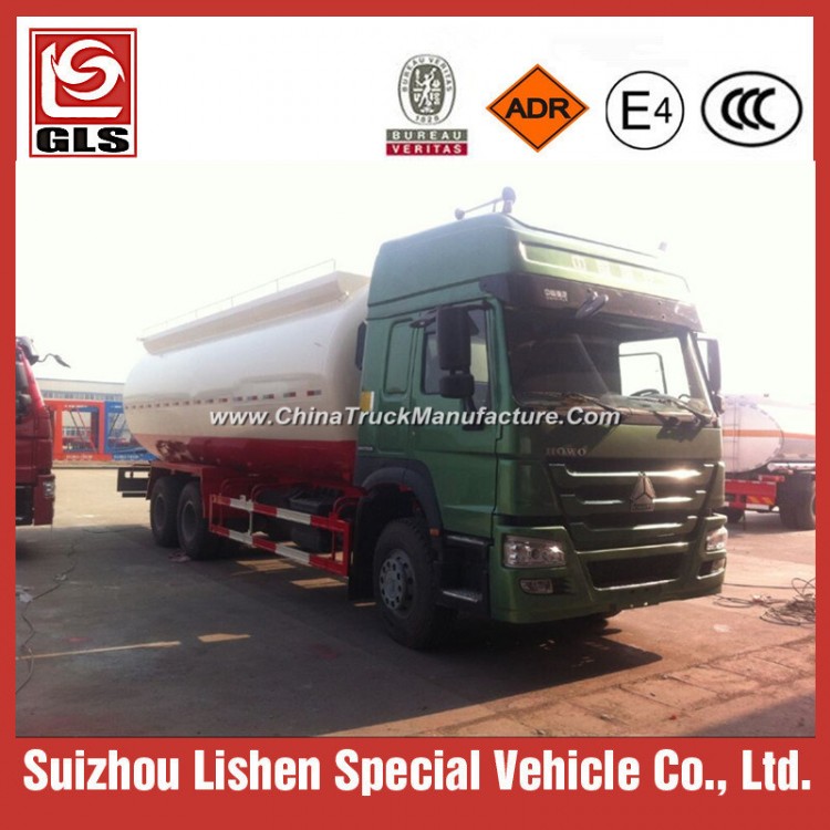 6X4 Bulk Feed Truck HOWO Bulk Cement Truck 25000L 30000L
