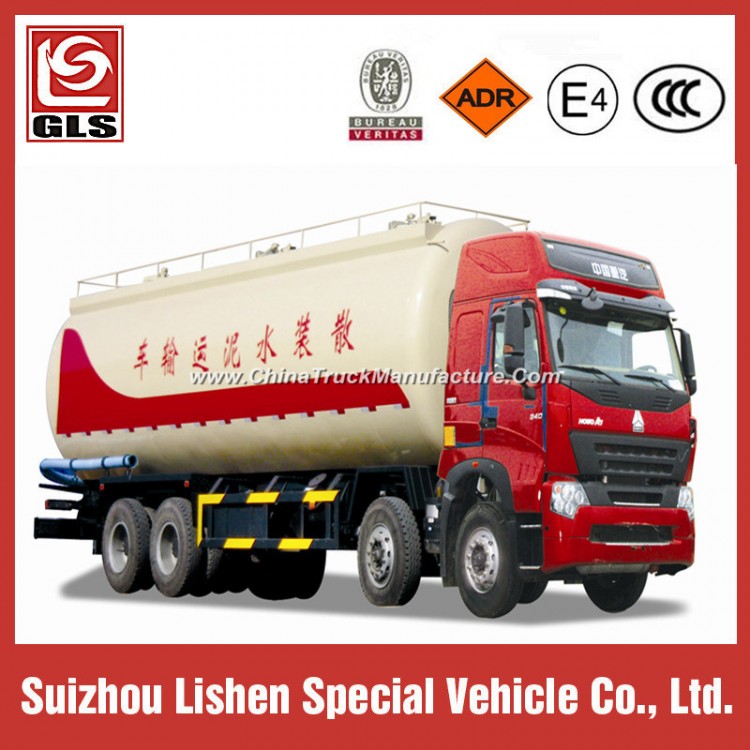 Sinotruk HOWO 35ton 8X4 Bulk Cement Powder Tank Truck for Cement Transport