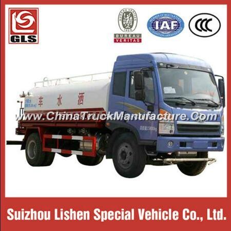 Low Price 15 Ton Water Truck with 4X2 FAW Chassis