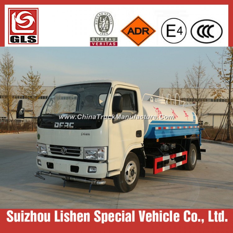 Provide Rhd 5000L Water Truck Left Hand Drive Dongfeng Water Bowser