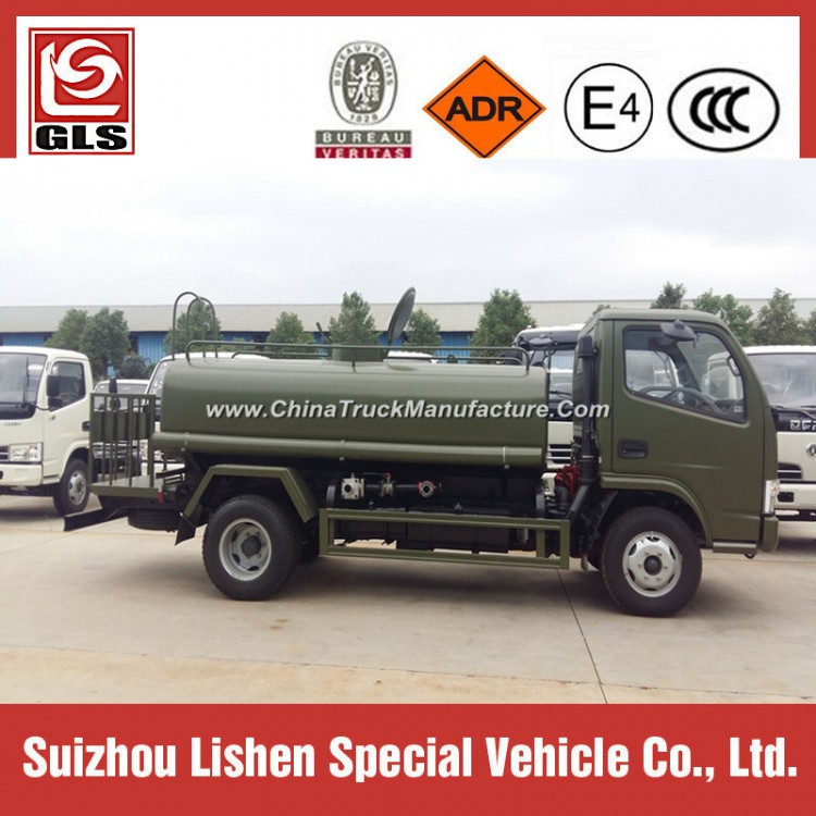 4X4 Military Cross-Country Water Truck Small Tank 5000L Water Tanker