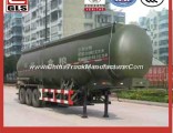 Tri-Axle 49cbm Bulk Powder Tank Semi Trailer for Grain Transportation