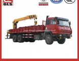 Shangqi 6*4 Crane Truck with 16t/18t/20t Crane Telescopic Boom Truck Mounted Crane on Sale