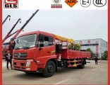 4/5/6 Ton Stiff Boom Crane Mounted Truck