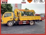 Dongfeng 8 10 12 Ton Truck Mounted Mobile Telescopic Boom Crane Truck with Folding Straight Knuckle