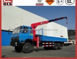 Dongfeng 6X4 Lorry Loadingturck Mounted with 12t Crane Truck