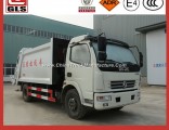 4X2 Dongfeng 8tons Garbage Compression Compactor Truck