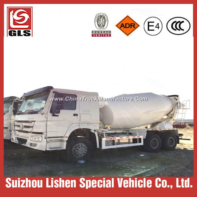 Sinotruk HOWO 10 Wheeler 8 Cubic Meters Chassis 6X4 Diesel Mobile Concrete Mixer Truck