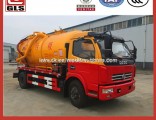 Dongfeng 4X2 5000L Vacuum Sewage Suction Tanker Truck