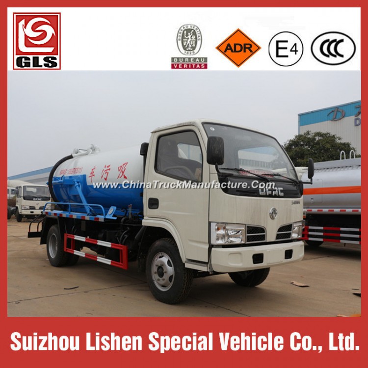 4000 Liters Vacuum Sewage Suction Truck