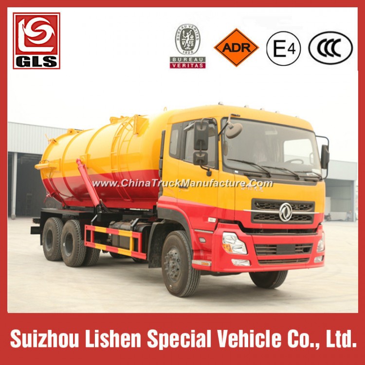 Dongfeng 16000L 18000L High Pressure Vacuum Sewage Suction Truck