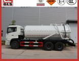 6X4 10 Wheelers 16cbm Sewage Suction Truck