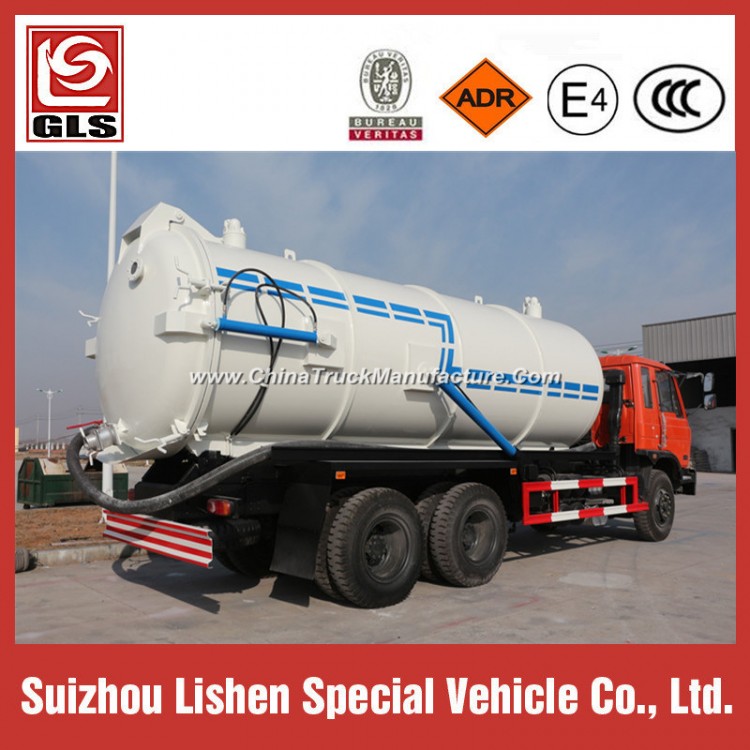 Dongfeng 15000/16000/18000/20000 Liters Vacuum Sewage Septic Fecal Suction Truck