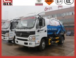 Foton Sewage Suction Truck 5000L 6000L Vacuum Sewer Cleaning Truck