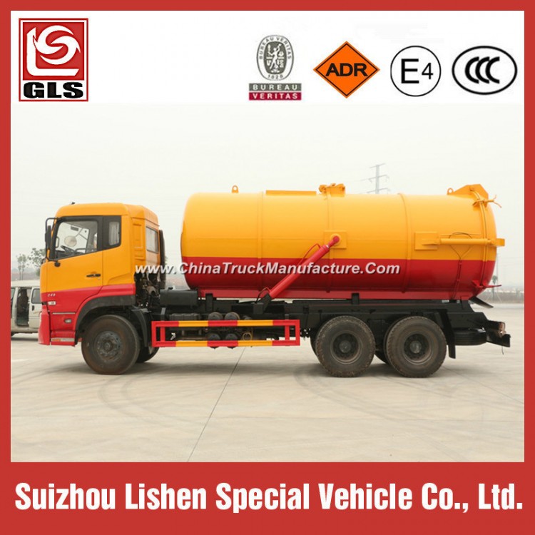 6X4 Sewage Suction Sewer Cleaning Tanker Truck