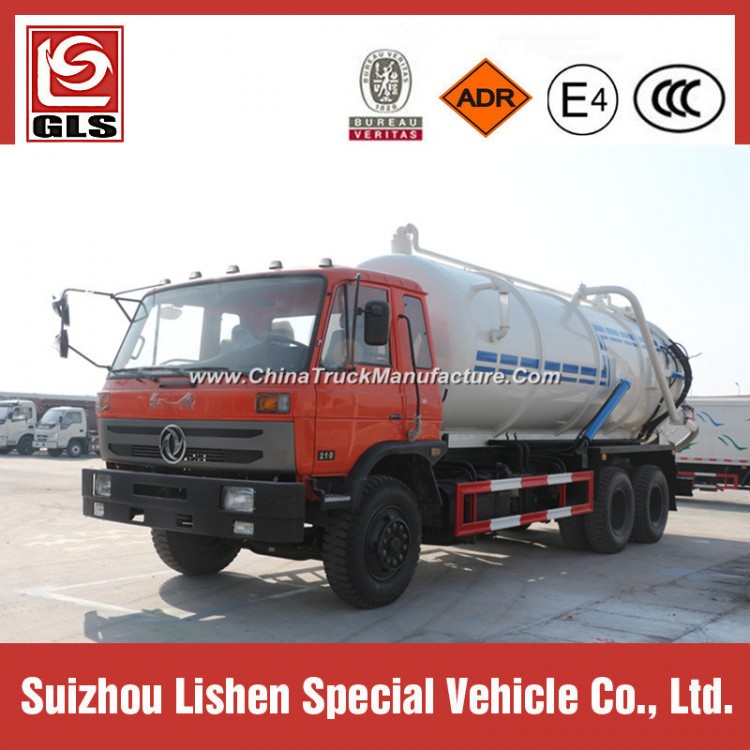 6X4 15cbm 16cbm 18cbm Sewage Vacuum Suction Truck
