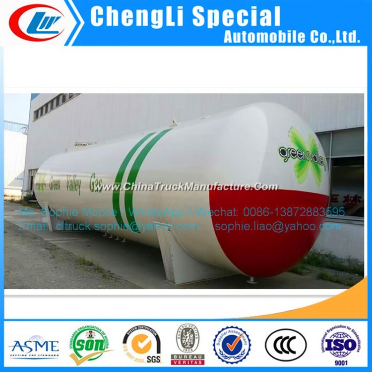 50cbm LPG Tank LPG Gas Storage Tank 50000L Empty Cylinder for Gas LPG Above Ground Tank Butane Gas T