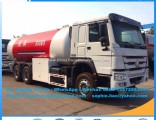 HOWO 10mt 6X4 24.8cbm Gas Distribution Truck LPG Bulk Tanker Truck Gas Tanker Truck LPG Bobtail Truc