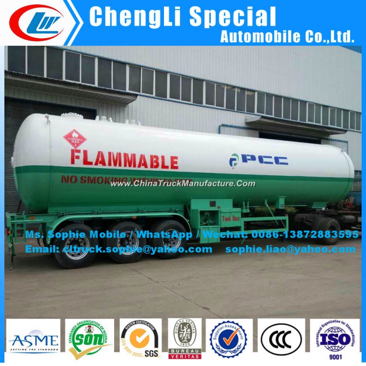 China Tri-Axle LPG Tank Semi Trailer Price LPG Gas Transport Tanks LPG Autogas Stations LPG Gas Trai