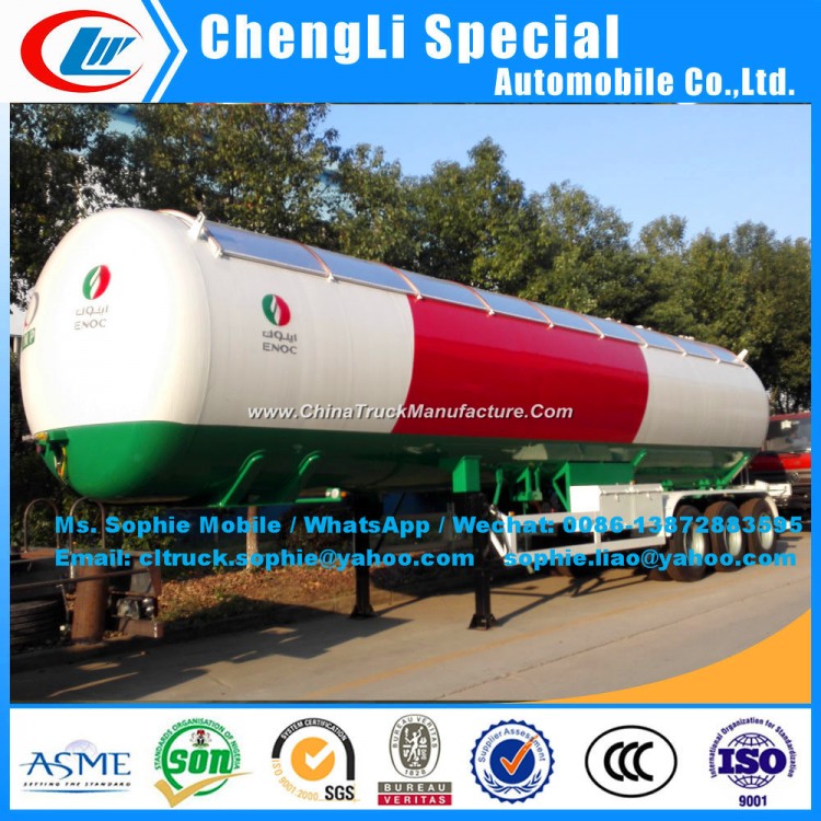 Hot Sell 60m3 Bulk Lp Gas Tank Semi Trailer LPG Gas Trailer Propane Transport Trailers LNG Transport