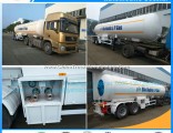 Factory Sales 58500L Tanker Gas LPG Tank Trailer with All Acessory Filling Propane Tank Semi Trailer