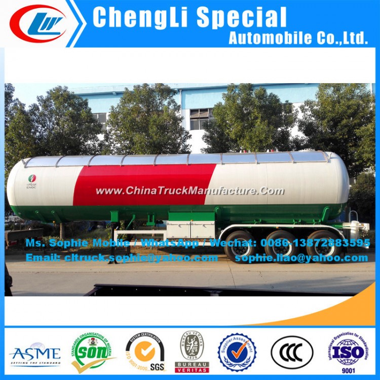 3axle  Pressure Vessel Propane Liquid LPG Tanker Trailer