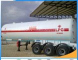 25mt LPG Cooking Gas Transport Tank Truck Trailer for Sale