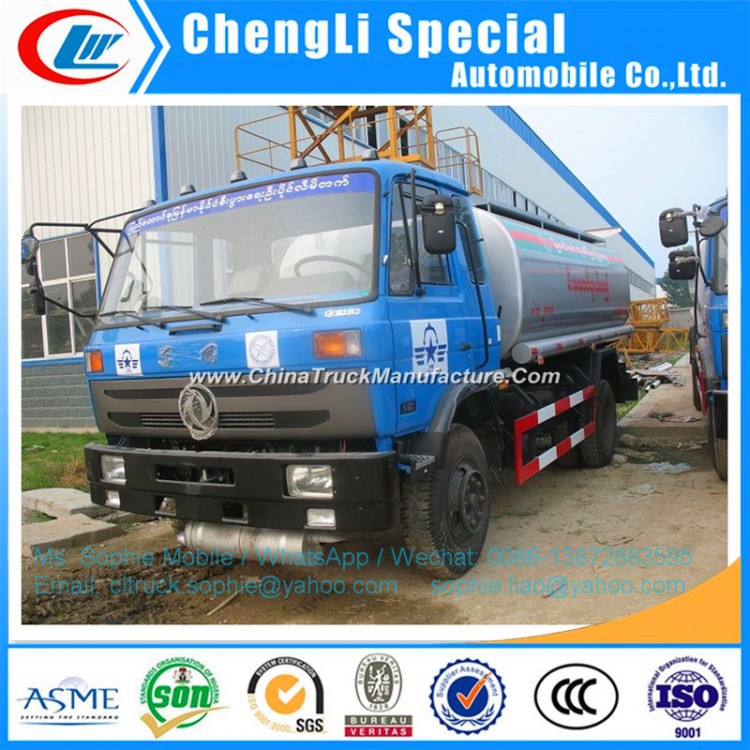 Dongfeng 190p 16m3 Refuel Oil Tanker Truck Oil Tank Truck Fuel Tank Truck Refueler Tank Truck