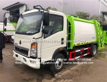 HOWO 3ton Small Capacity of Compactor Compression Garbage Truck Hydraulic Garbage Compactor