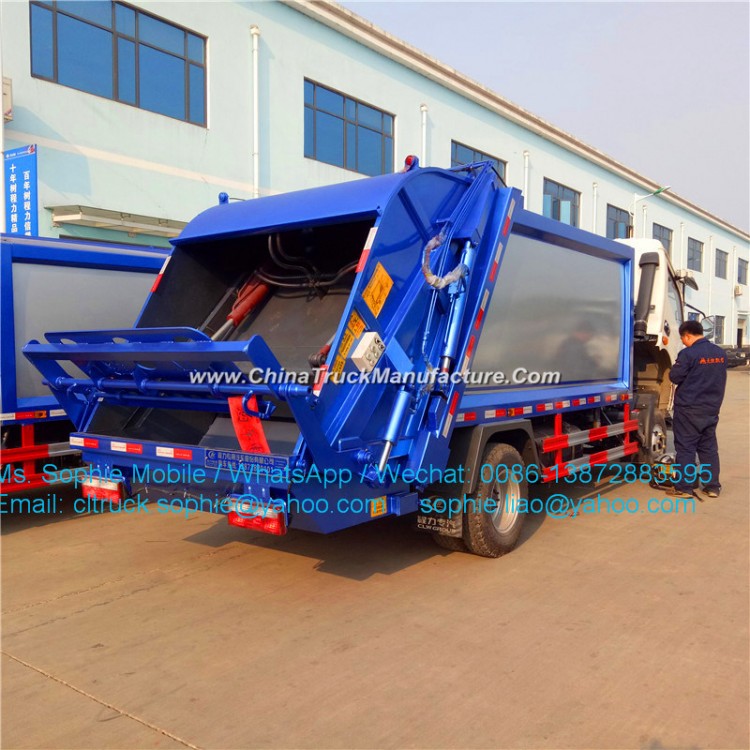 Dongfeng 4X2 Small Waste Collector Compressed 6m3 Compactor Compress Garbage Truck