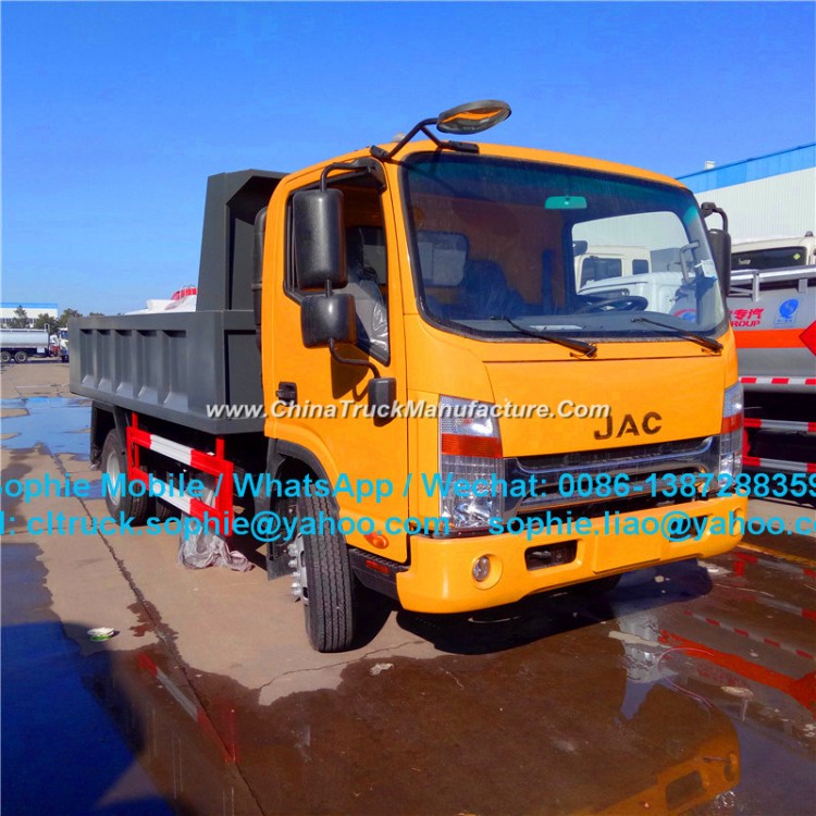 JAC 6t Sand Dump Truck Front Lift Tipper Truck