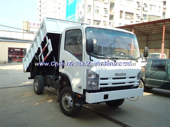 White Color 4X2 Isuzu Japan Dump Truck Ghana Tipper Truck Sale