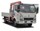 Factory Price Sinotruk HOWO 5t Flatbed Cargo Truck Dump Truck Beds with Crane for Sale
