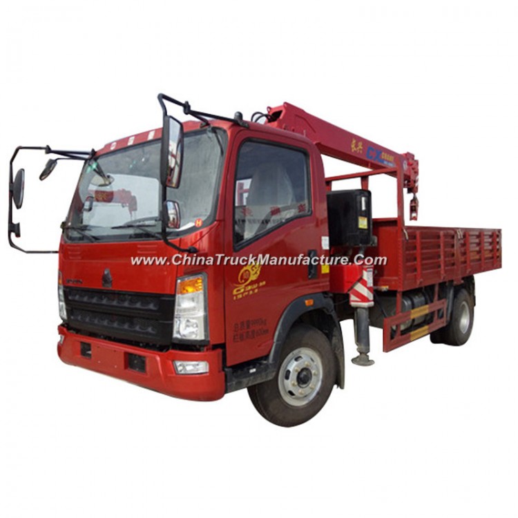 Cheap Price 3ton HOWO Truck Crane Dongfeng Mini Lorry Cargo Box for Sale