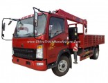Cheap Price 3ton HOWO Truck Crane Dongfeng Mini Lorry Cargo Box for Sale