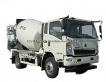130HP 4X2 Sinotruk HOWO 4m3 Concrete Mixer Truck