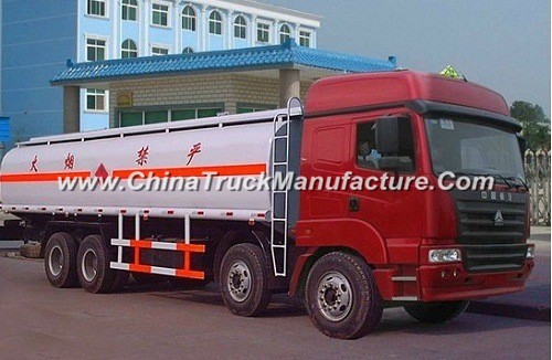 371HP Sinotruk 8X4 Fuel Tanker Truck, Oil Tanker Truck