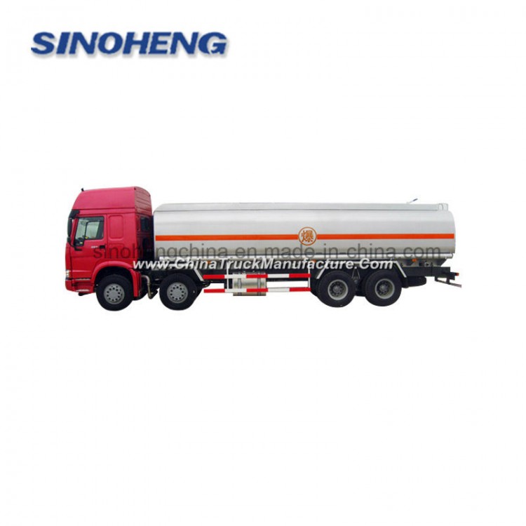 Sinotruk Fuel Tanker Truck HOWO 8*4 25000liters Fuel Tanker Truck