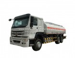 Sinotruk HOWO 25cbm Oil Fuel Tank Truck Capacity for Sale
