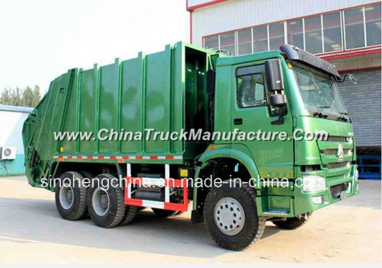 HOWO 6X4 Garbage Truck 16m3 Compressor Garbage Truck