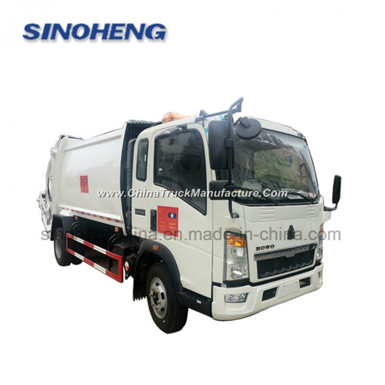 Sinotruk HOWO 16 Cubic Meter Refuse Waste Container Hook Lift Garbage Truck for Sale