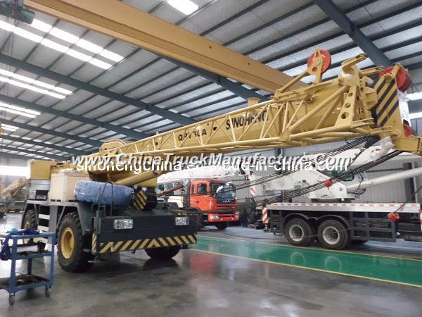 Construction Machinery Four Wheel Rough Terrain Mobile Crane Tanzania Qry30A
