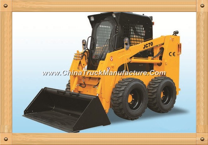70kw Skid Steer Loader with CE, Mini Hydraulic Loader