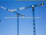 Topless Construction Building 8t Flattop Tower Crane with Jib 55m