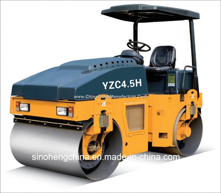 Good Price Full Hydraulic Double Drum Vibratory Road Roller Compactor 4.5 Ton