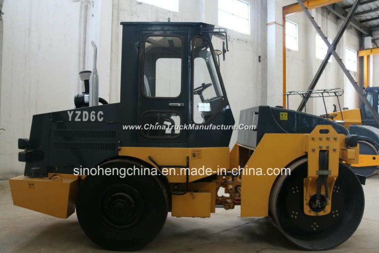 Mechanical Drive Hydraulic Vibratory Roller with Single Drum Yz6c