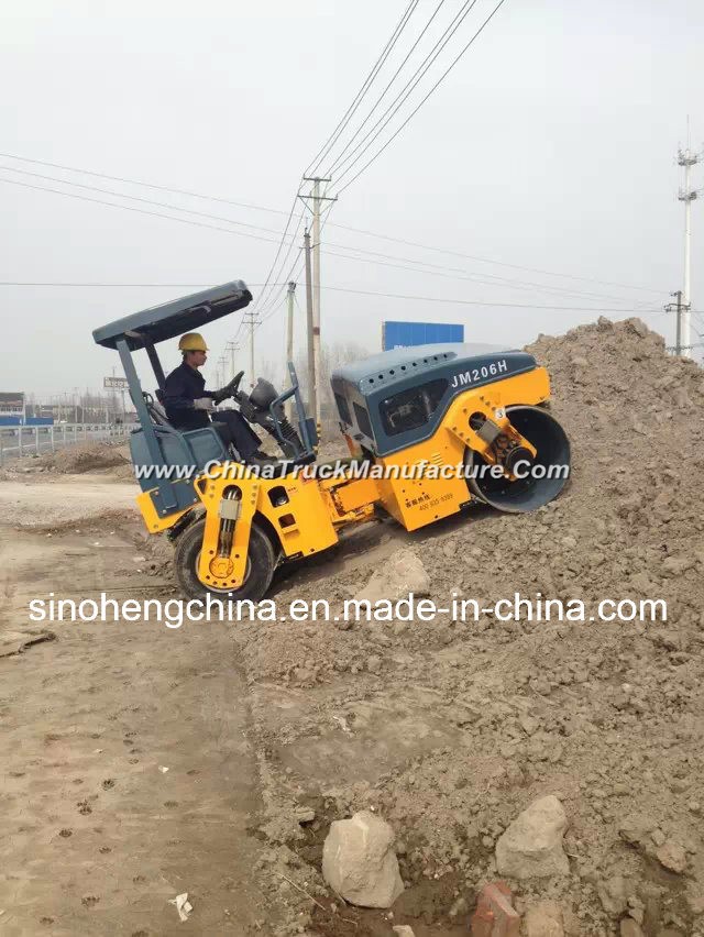 Road Construction Machinery 6 Ton Full Hydraulic Vibratory Roller Compactor Jm206h